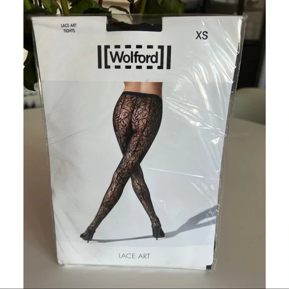 Wolford | Accessories | Brand New Wolford Lace Art Tights | Poshmark
